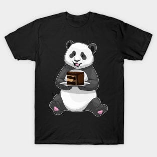 Panda Birthday Cake T-Shirt